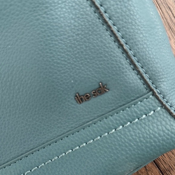 The Sak Blue Crossbody Bag with Chevron Strap - Picture 11 of 11